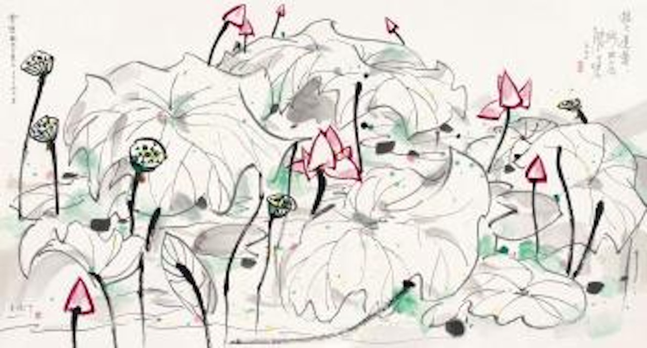 Lotus by Wu Guanzhong
