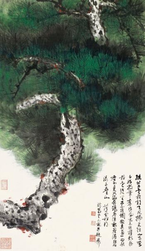 Pine tree by Xie Zhiliu