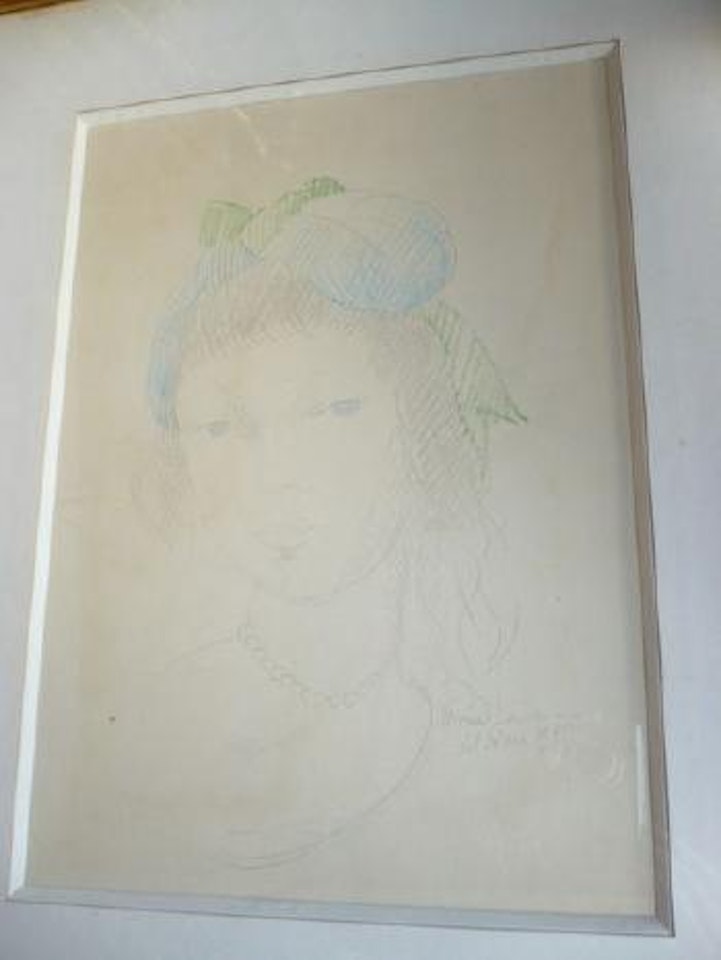 Portrait de jeune fille by Marie Laurencin