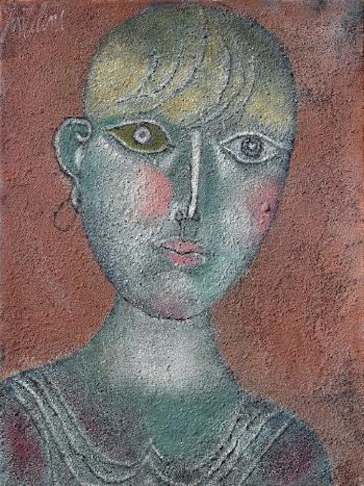 Testa di ragazza (N. 1) by Franco Gentilini