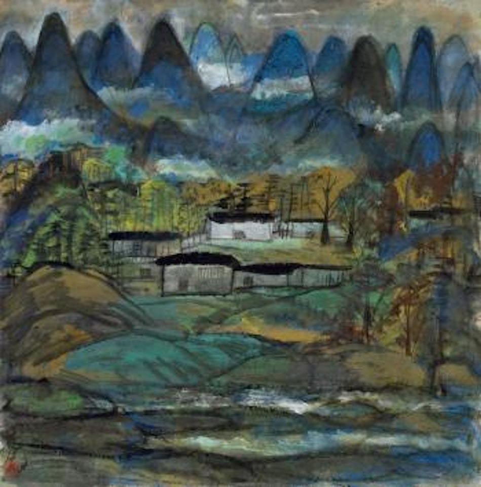 Scenery by Lin Fengmian