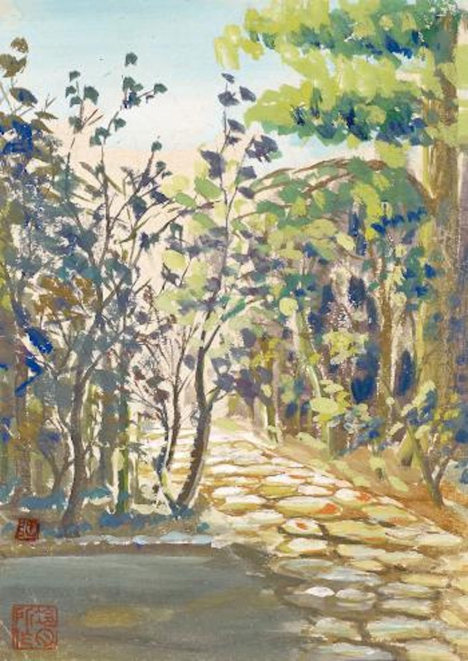 Footpath in summer by Lengyue Tao