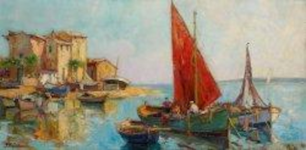 Les Martigues by Georgij Aleksandrovic Lapschin