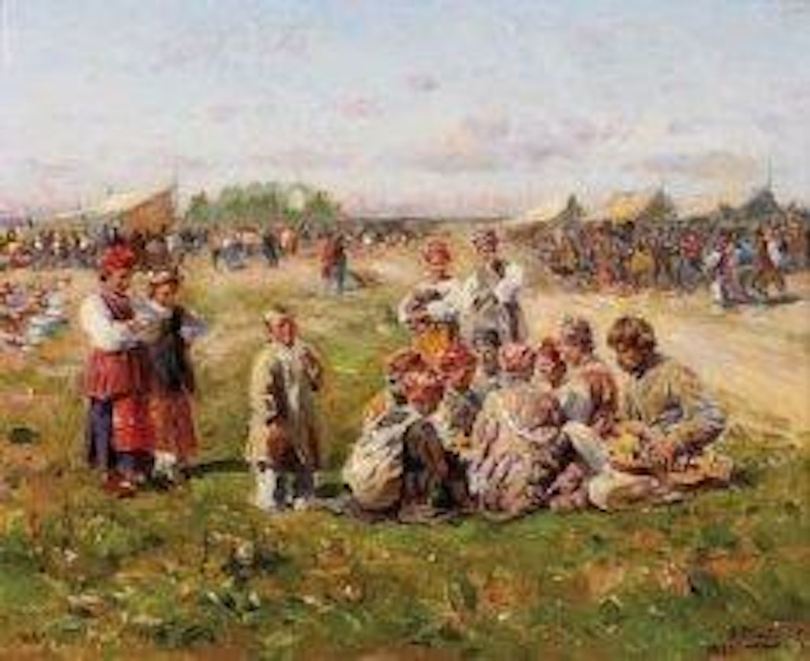 Fête paysanne by Konstantin Makovsky