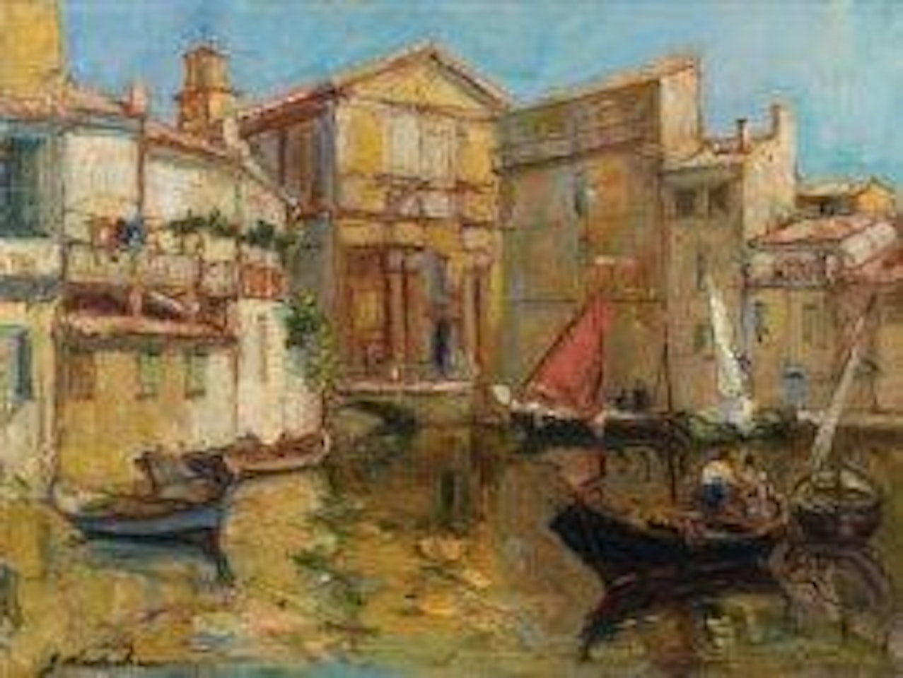 Les Martigues by Georgij Aleksandrovic Lapschin