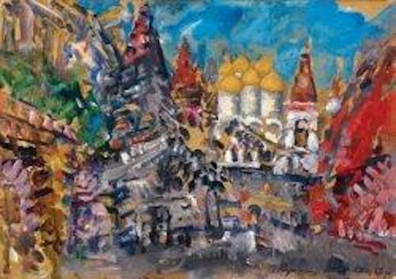 Vue de Saint Petersbourg by Konstantin Alekseevich Korovin