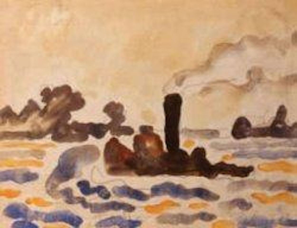 Le remorqueur by Louis Valtat