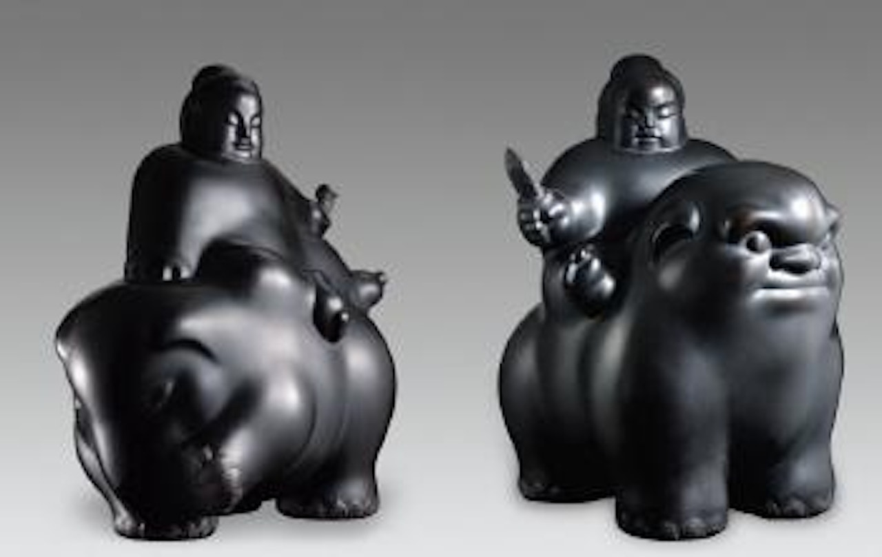 Fulfillment Bodhisattva. Wisdom Bodhisattva by Li Chen