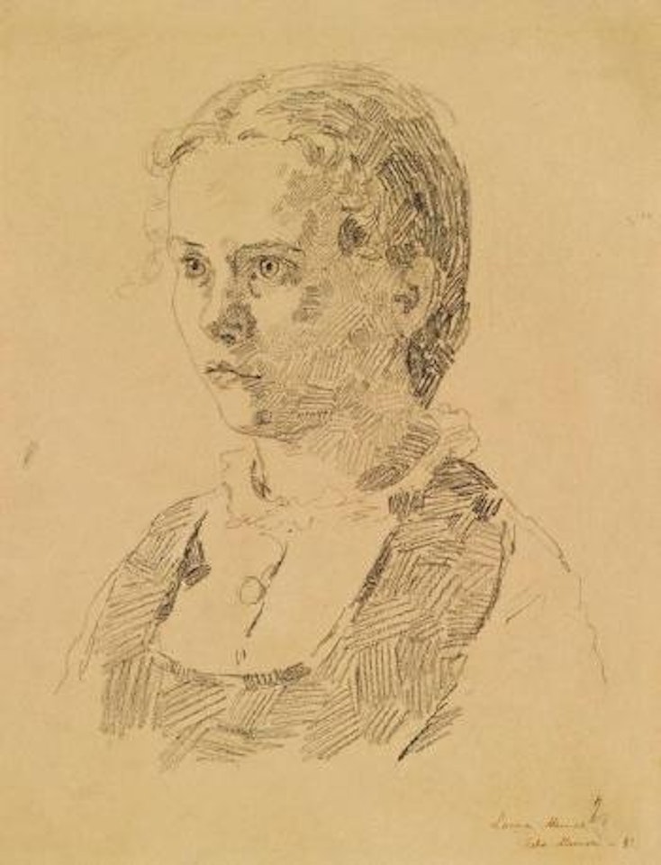 Porträt Laura Munch by Edvard Munch