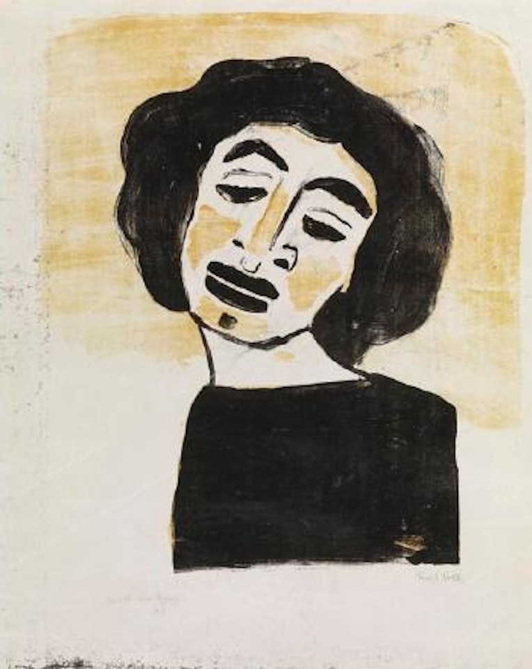 Schauspierlerin by Emil Nolde