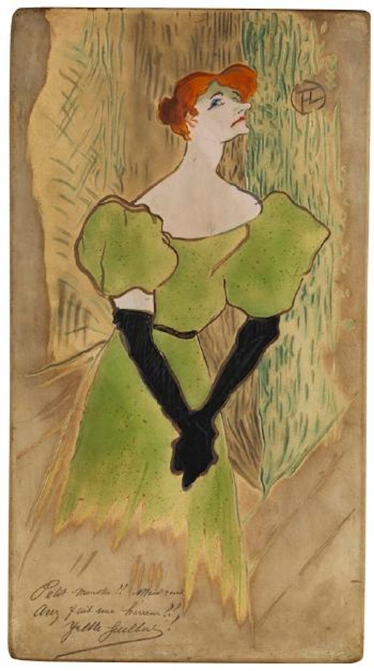 Yvette Guilbert by Henri de Toulouse-Lautrec