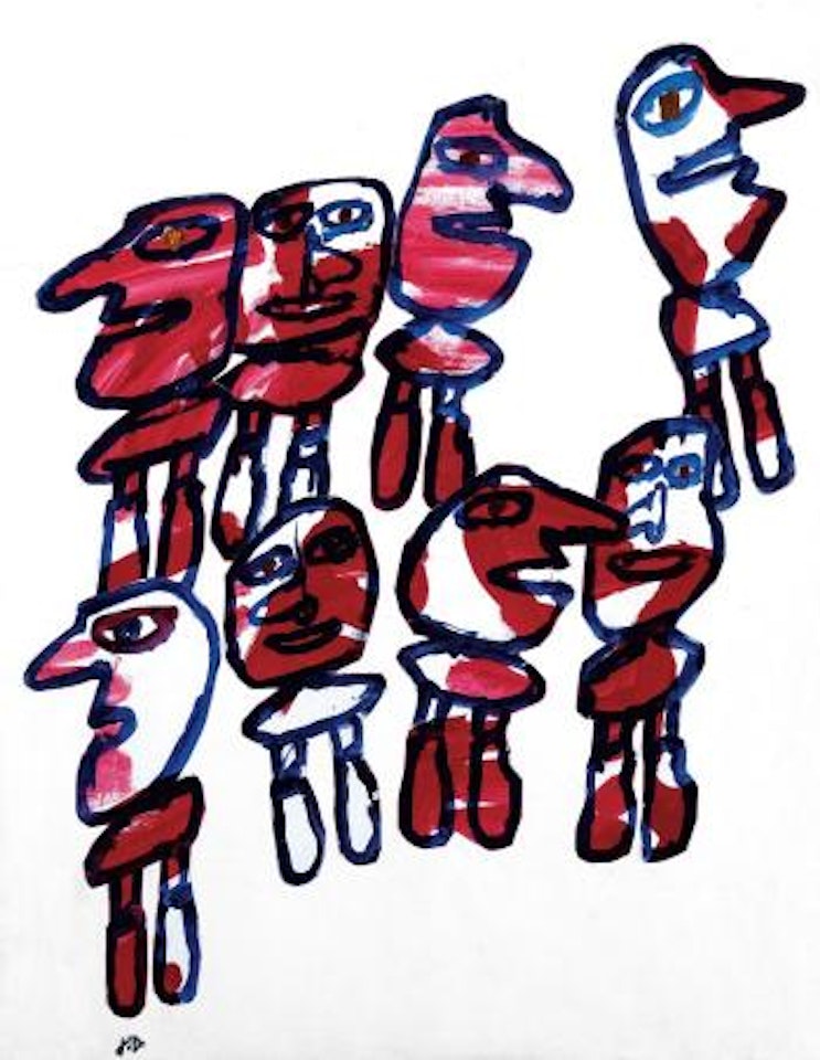 Assemblée by Jean Dubuffet