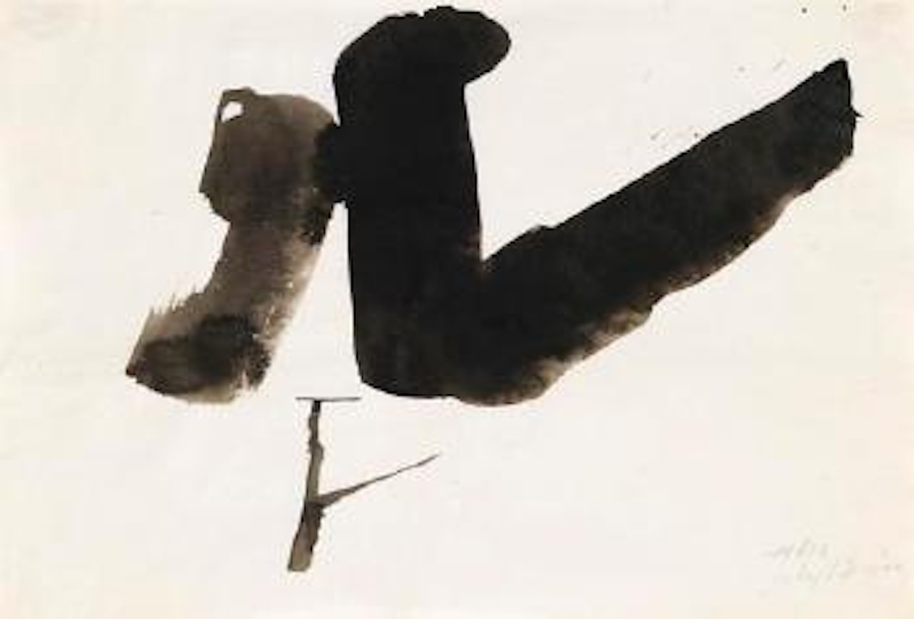 Komposition 1963 x. by Julius Bissier