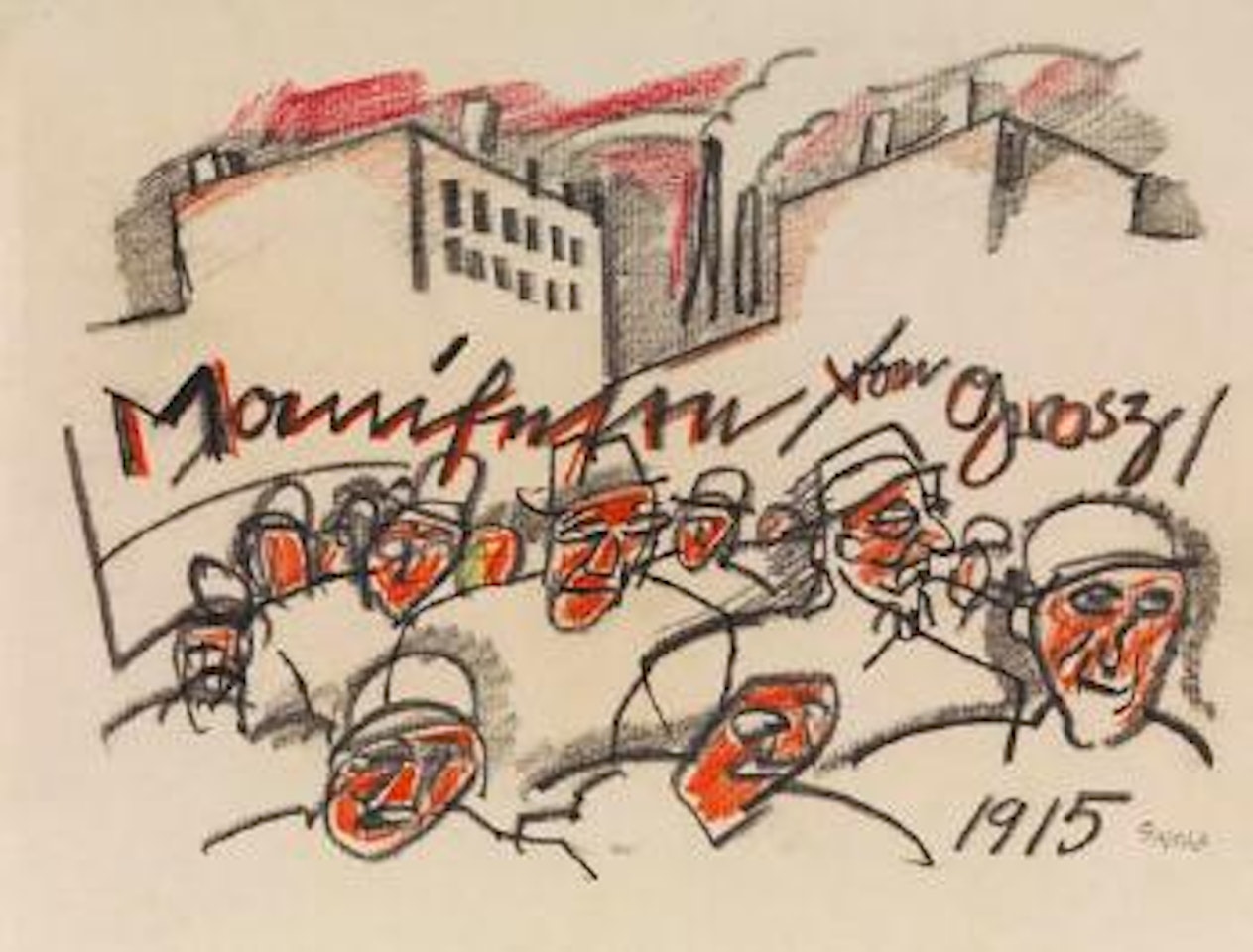 Manifeste von Grosz by George Grosz