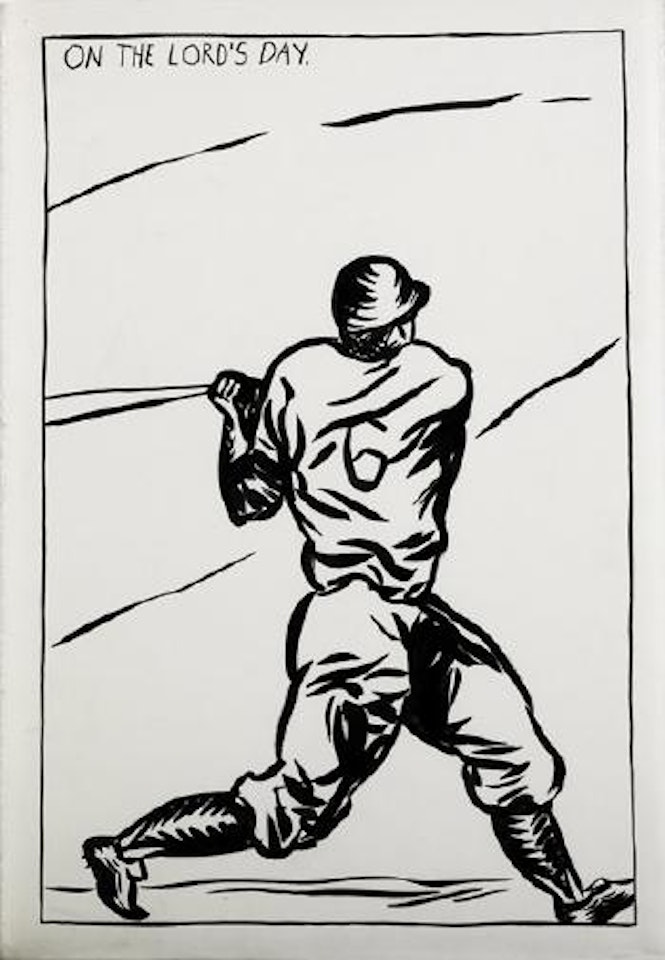 Untitled (on the Lord's Day) by Raymond Pettibon