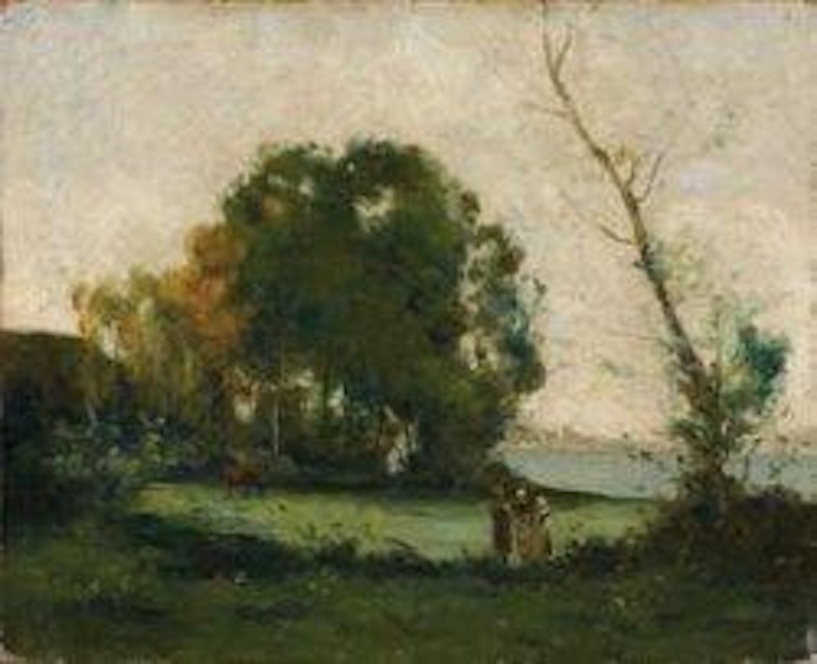 Conversation dans le pré by Paul Désiré Trouillebert