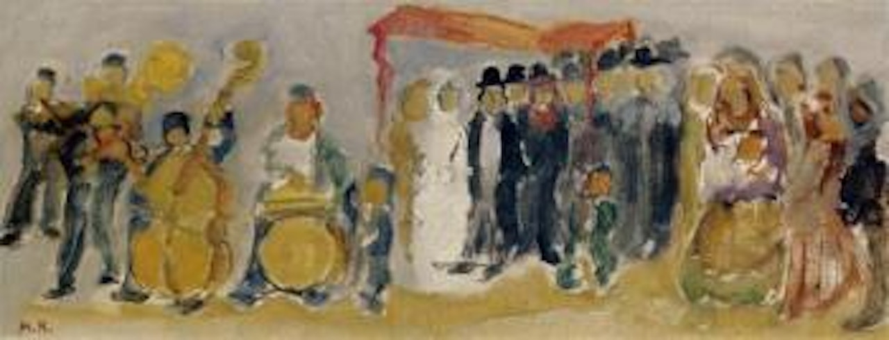 Le mariage by Emmanuel Mané-Katz