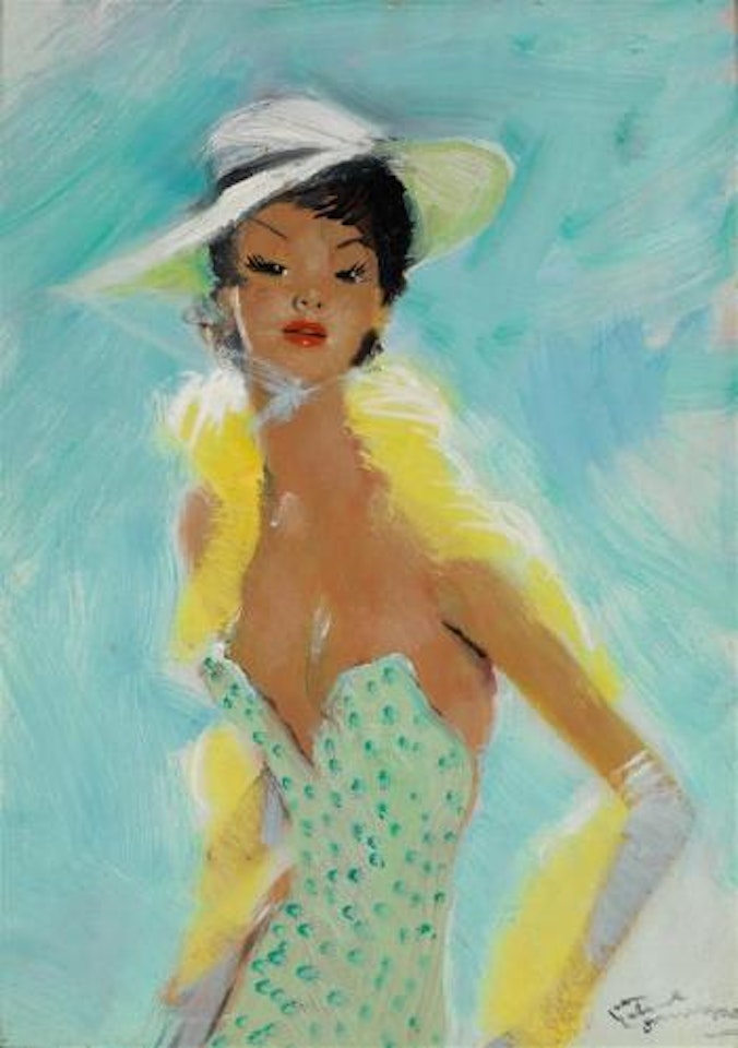 Soleil d'été by Jean Gabriel Domergue
