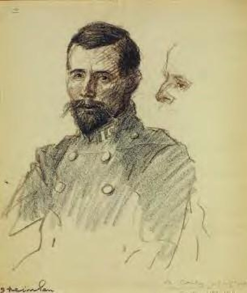 Général A Couty by Théophile Alexandre Steinlen