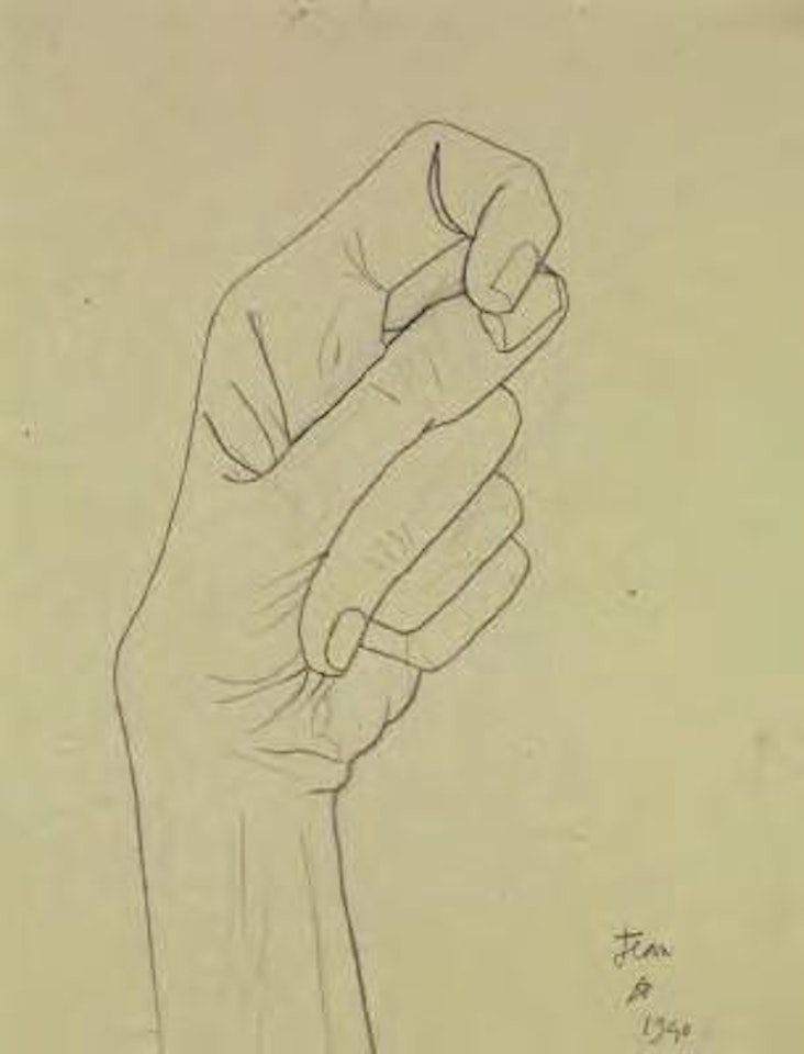 Etude de main by Jean Cocteau