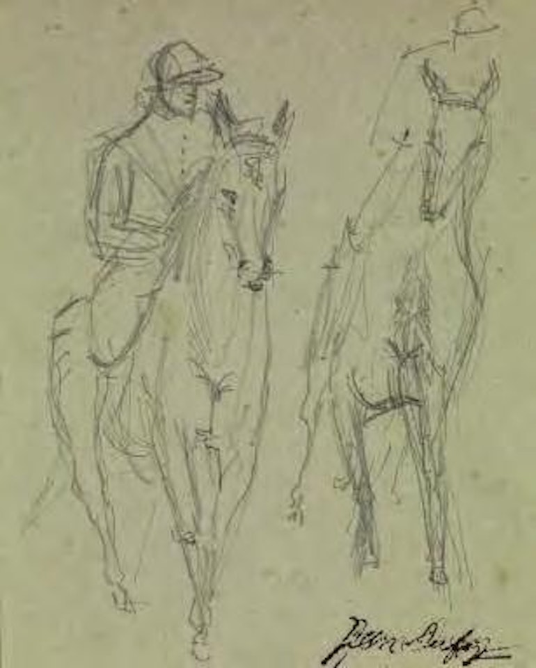Chevaux de courses by Jean Dufy
