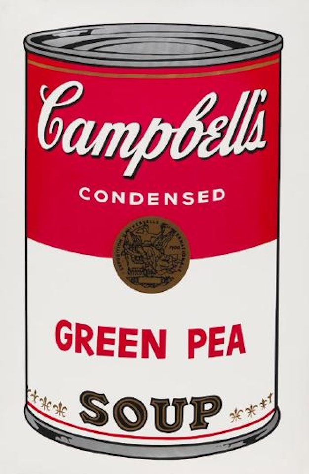 Campbell's soup I: green pea by Andy Warhol