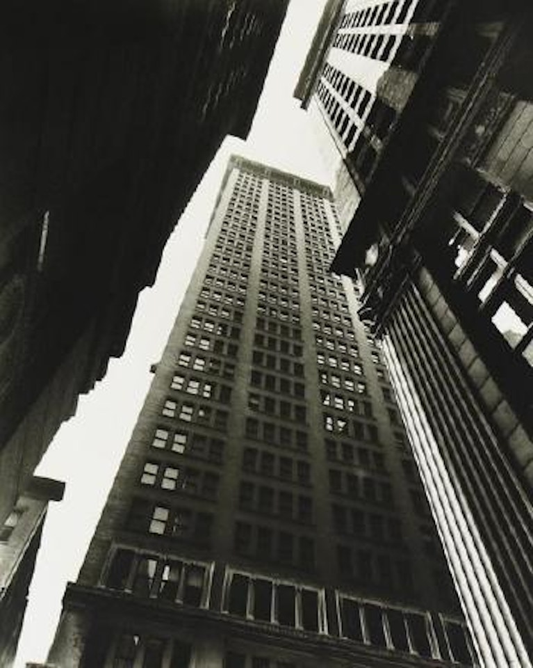 Canyon: Broadway and Exchange Place by Berenice Abbott