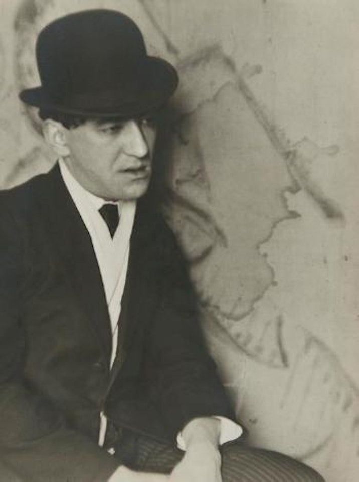 Portrait of Jules Pascin by Man Ray