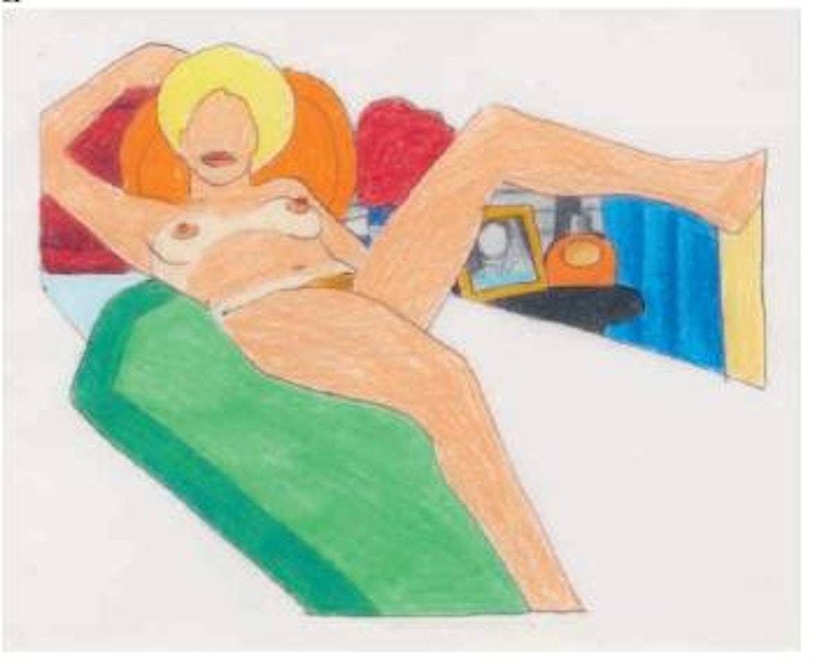 Nude with two faces by Tom Wesselmann