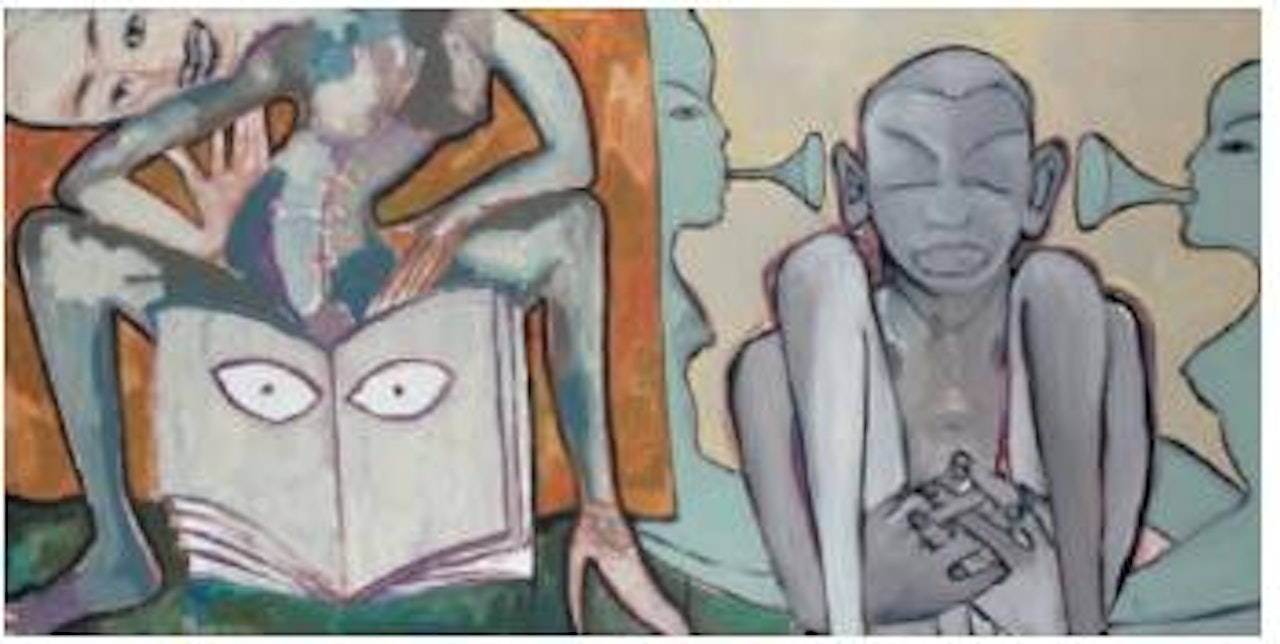 Voice (pour desert song) by Francesco Clemente