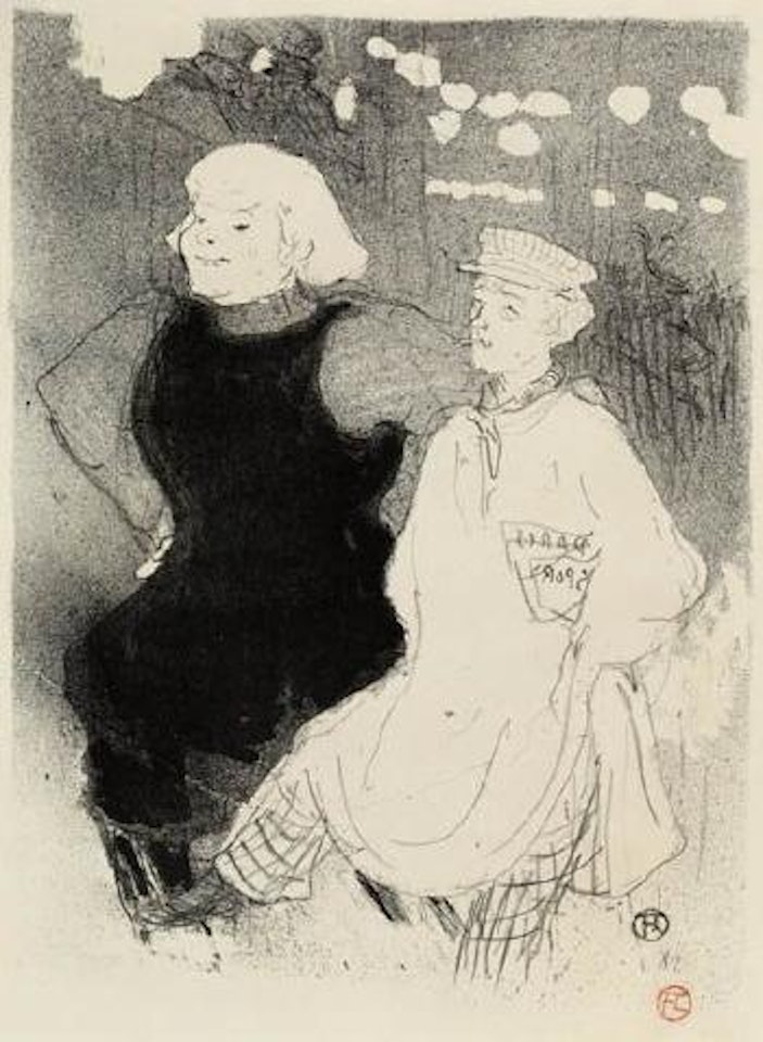 Au Moulin Rouge, l'Union Franco-Russe by Henri de Toulouse-Lautrec