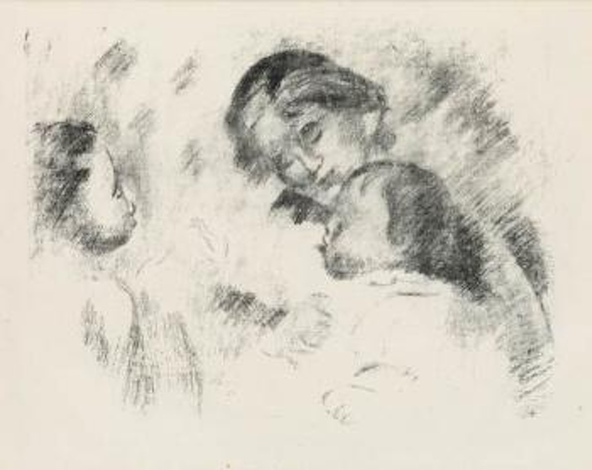 Une Mère et Deux Enfants by Pierre-Auguste Renoir