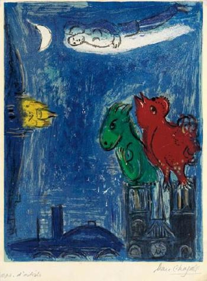 Les Monstres de Notre-Dame by Marc Chagall
