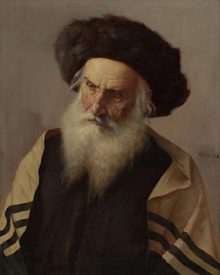 Portrait of a Rabbi by Alois Heinrich Priechenfried