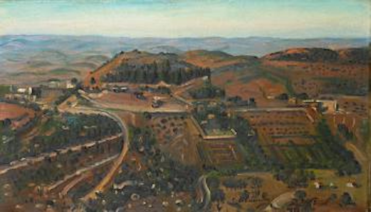 The Judea mountains by Ludwig Blum