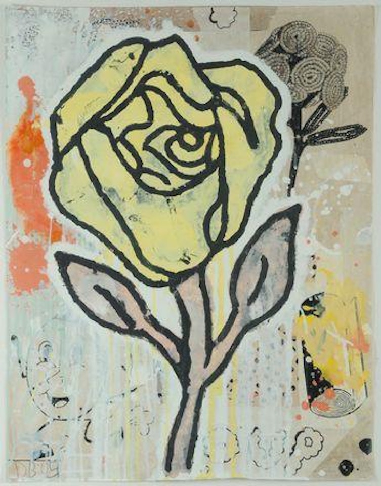Rose (yellow) by Donald Baechler