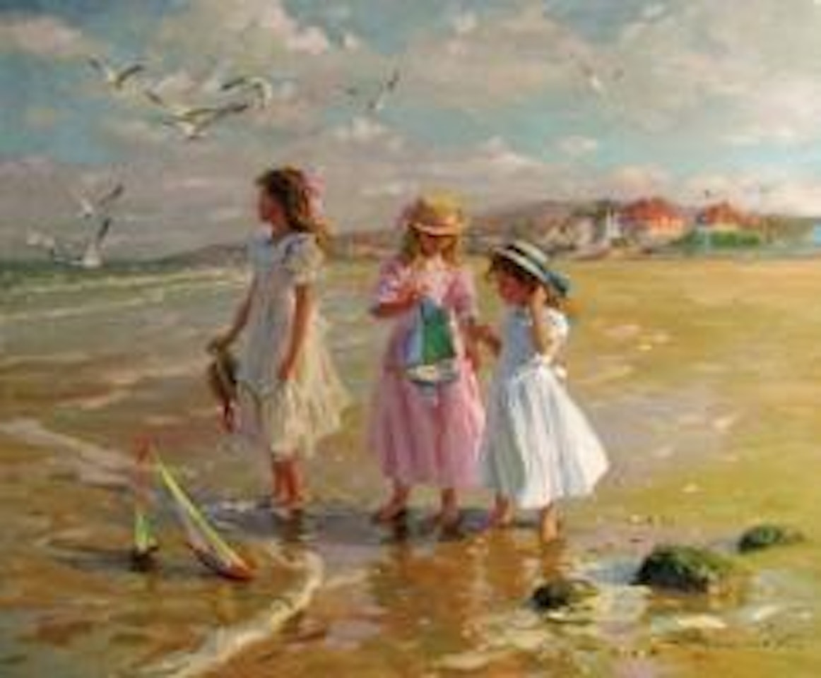Une sortie à la plage by Constantin Razoumov