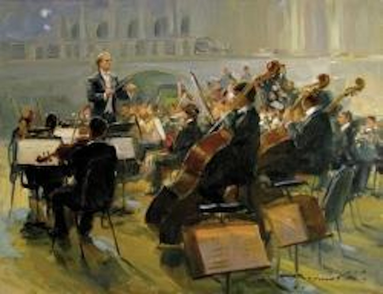 Concert dans la salle de Piotr Ilitch Tchaïkovski by Constantin Razoumov