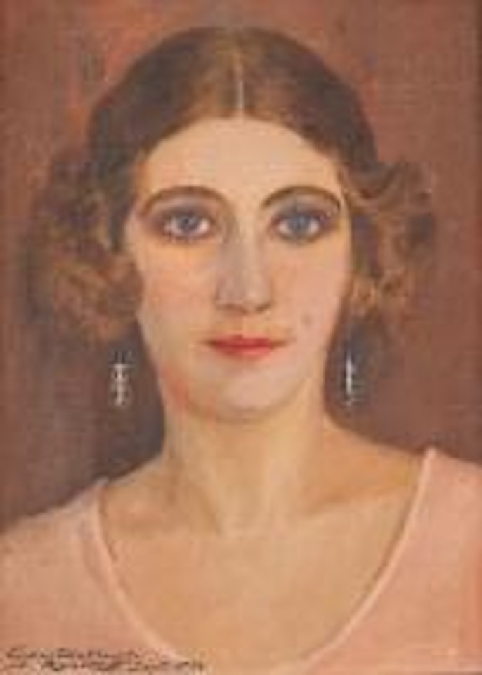 Portrait de jeune fille by Alexandre Roubtzoff