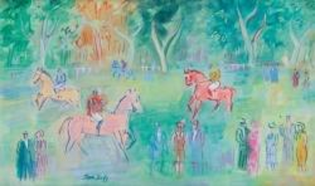 Les courses by Jean Dufy
