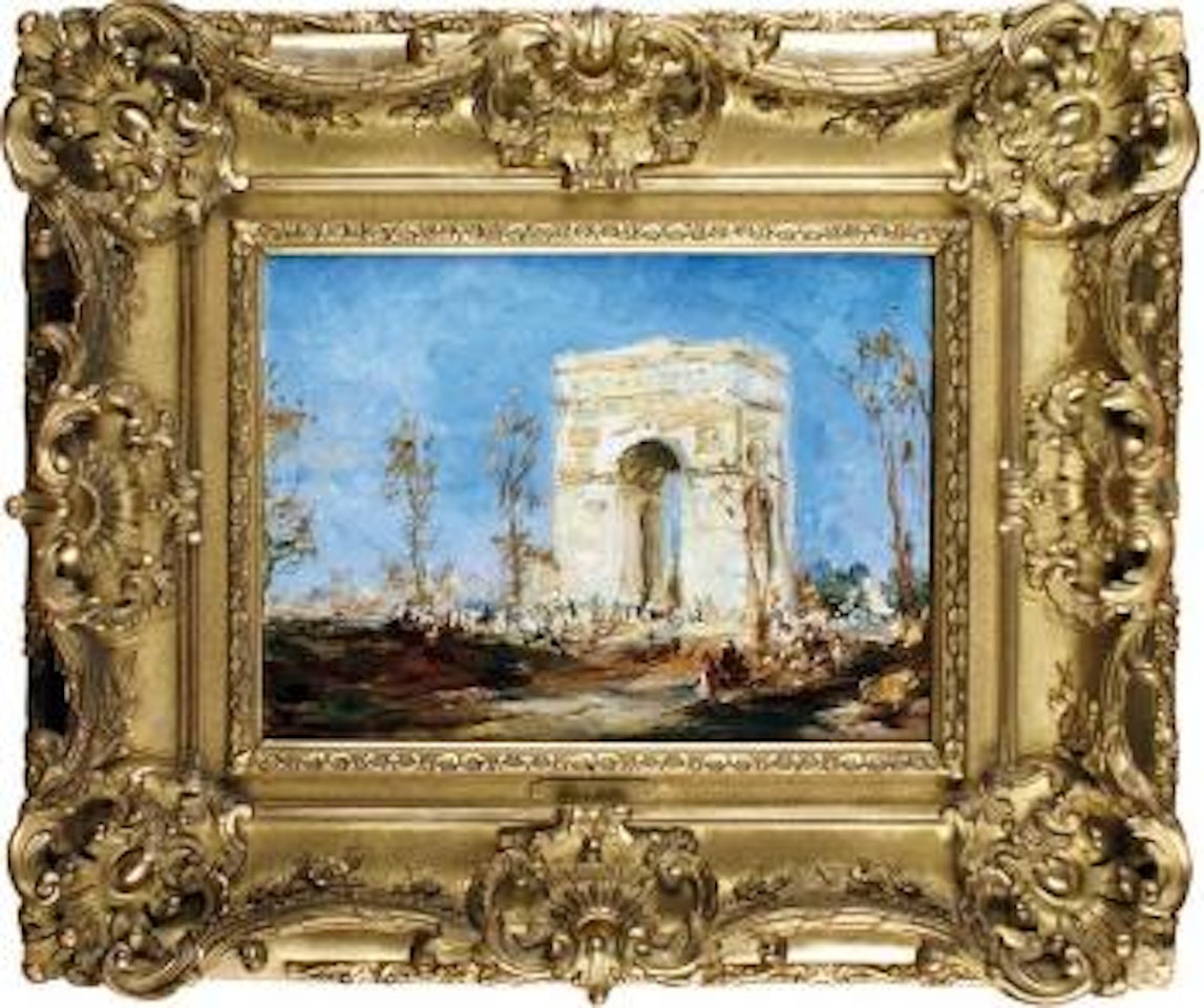 Paris, l'Arc de Triomphe by Félix Ziem