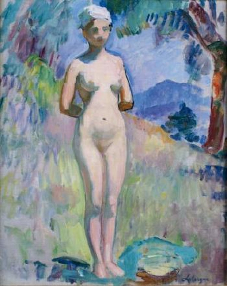 La baigneuse dans la clairière à St-Tropez by Henri Lebasque