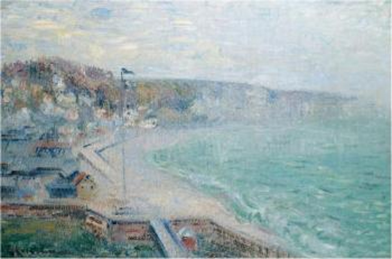 la plage de Fécamps by Gustave Loiseau