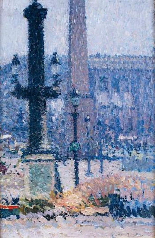 Paris, la Place de la Concorde by Henri Jean Guillaume Martin
