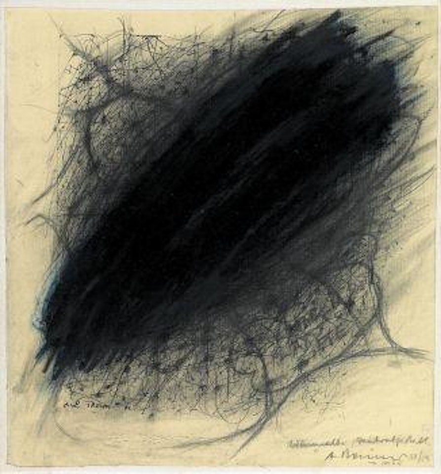 Übermalte Zentralegestalt by Arnulf Rainer