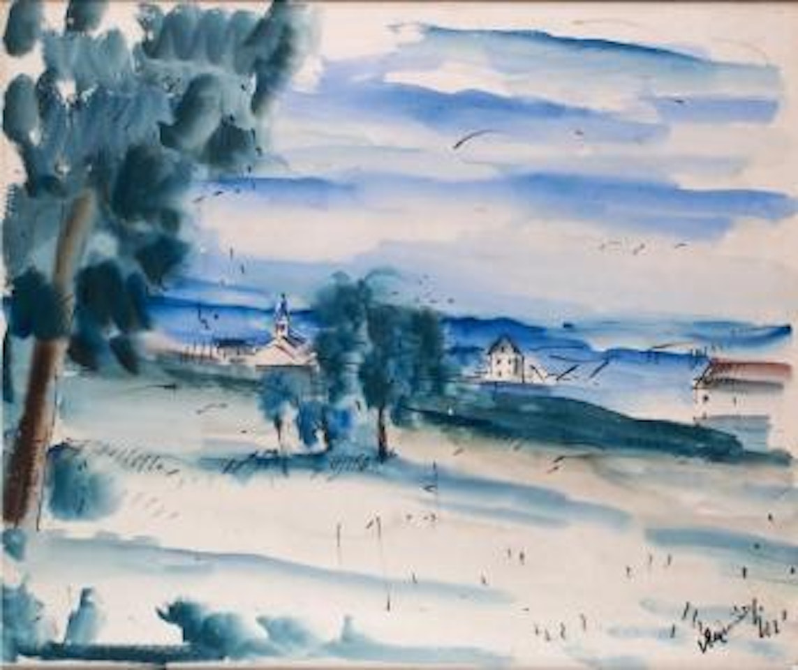Le village by Maurice de Vlaminck