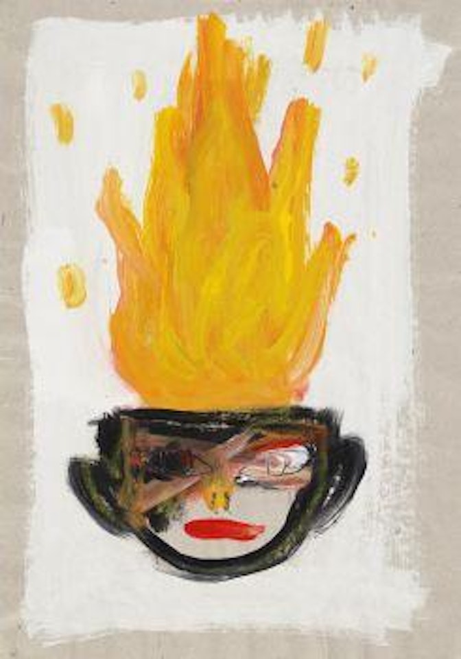 Ohne Titel (Feuerkopf) by Yoshitomo Nara