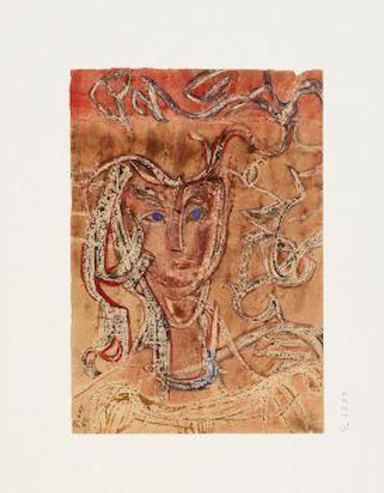 Ohne Titel (Bildnis einer jungen Frau) by Mark Tobey