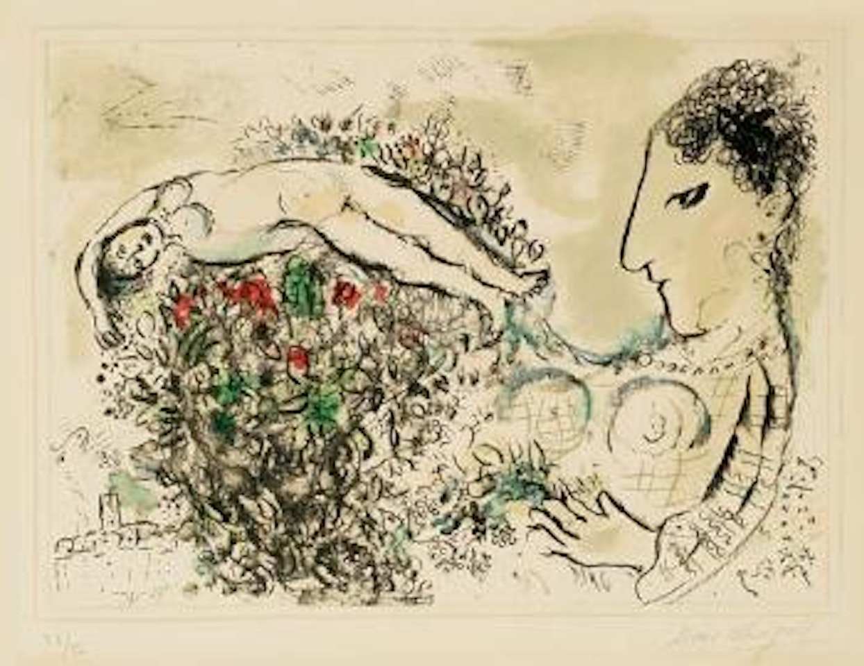 Le petit nu by Marc Chagall