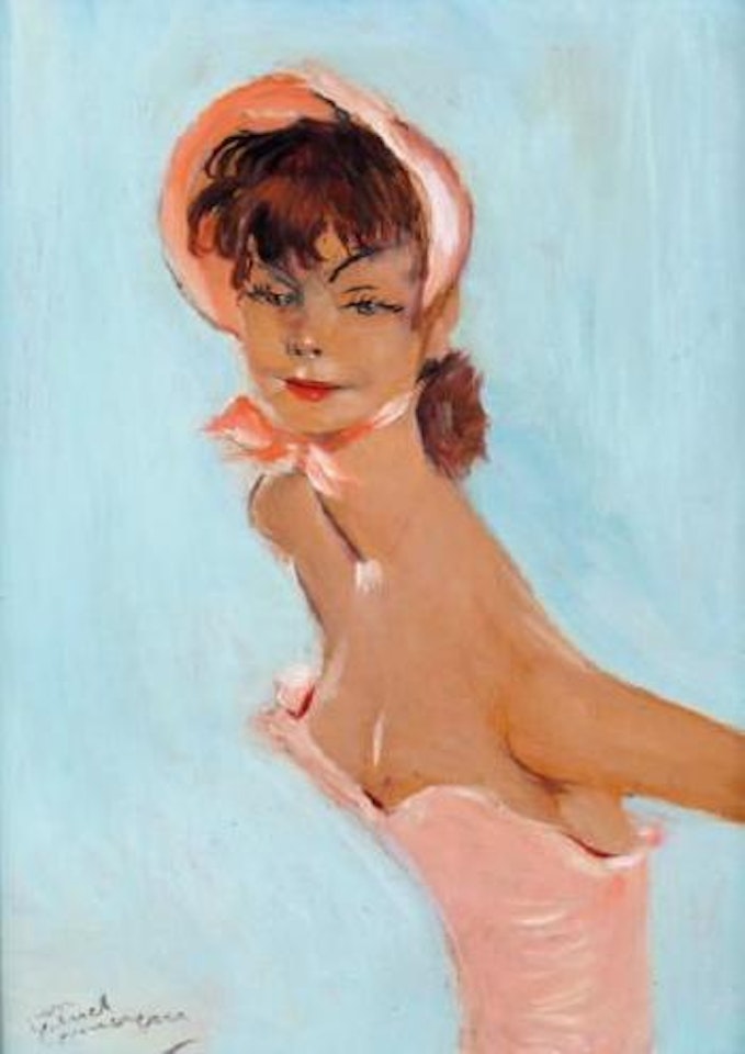 Portrait de Julia en buste by Jean Gabriel Domergue